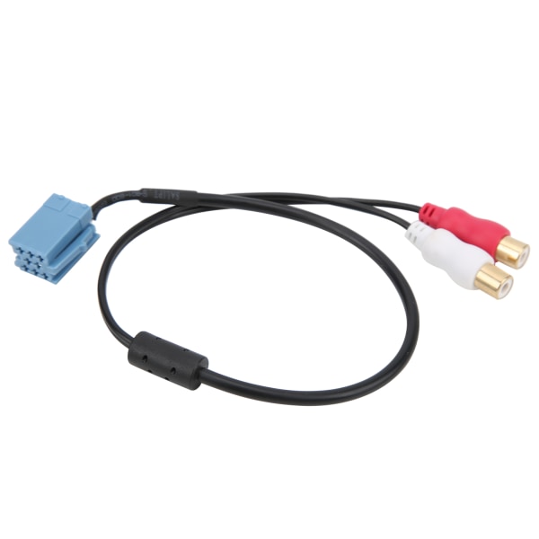 Bil AUX-kabel 8-pins stereolyd Musikklydadapter erstatning for Bora Blaupunkt CD-spiller
