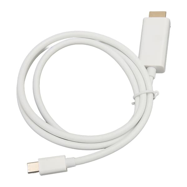 Mini DisplayPort til HD Multimedia Interface Adapter Professionel Han til Han Mini DisplayPort Adapterkabel til Skærm Projektor Hvid 1m/3.3ft