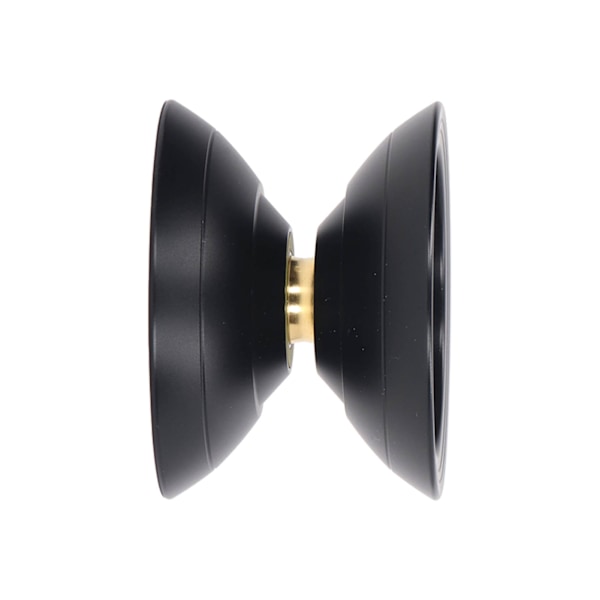 Yo Toy 2 Rotasjonsmoduser String Trick De-stressende Uresponsive Yo-yo med Kulelager for Barn Mørk Svart