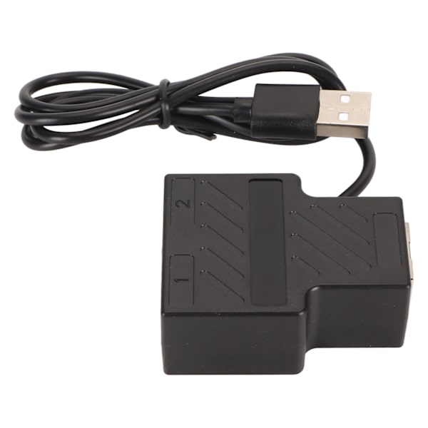 Ethernet Splitter 100M 1 till 2 Guldpläterad Pin Shielded Layer Stark PVC LAN Splitter för ADSL Hub Switcher TV Router