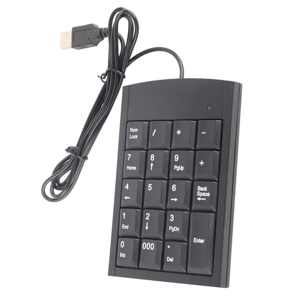 Bärbart Mini USB Numeriskt Tangentbord för Laptop