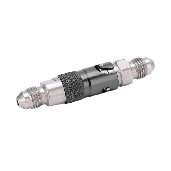 Motorcykel Bremse Slange Væske Hurtigkobling Adapter Rustfrit Stål Universal Sort