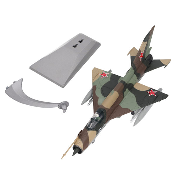 1:72 Gjutmodell av flygplan med displaystativ Hög simulering Kompakt legering Flygplan Jaktmodell