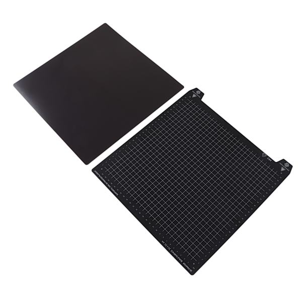 Fjedrende stål byggeplade 2-sidet PLA ABS printbar magnetisk fleksibel 3D-printning fjedrende stålplade 310 x 310mm