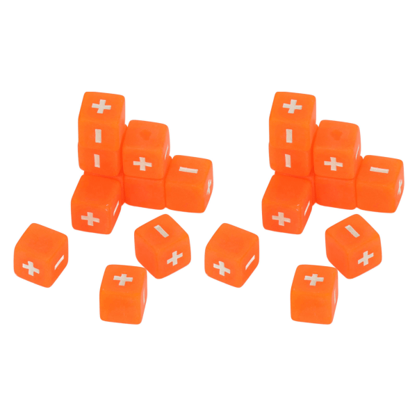 20 st 16 mm set Matematik Driftberäkning Minustecken plus leksaker för barn Klassrumsundervisningsmaterial Orange