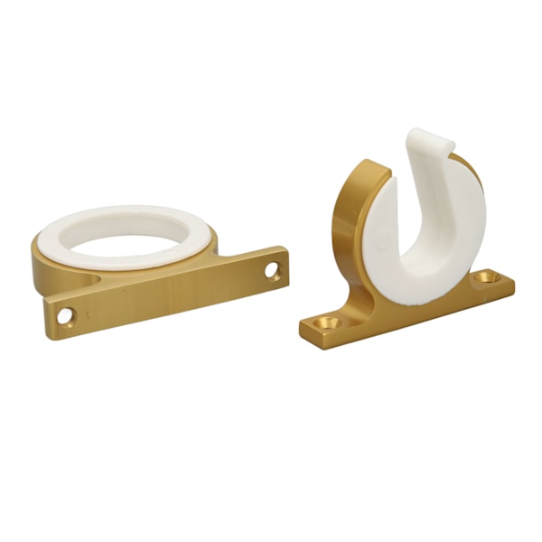 2 stk Fiske Stang Holder Horisontal Vertikal Aluminium Båtmontert Fiske Stang Stativ for Skip Biler Lastebiler Bobiler Gull
