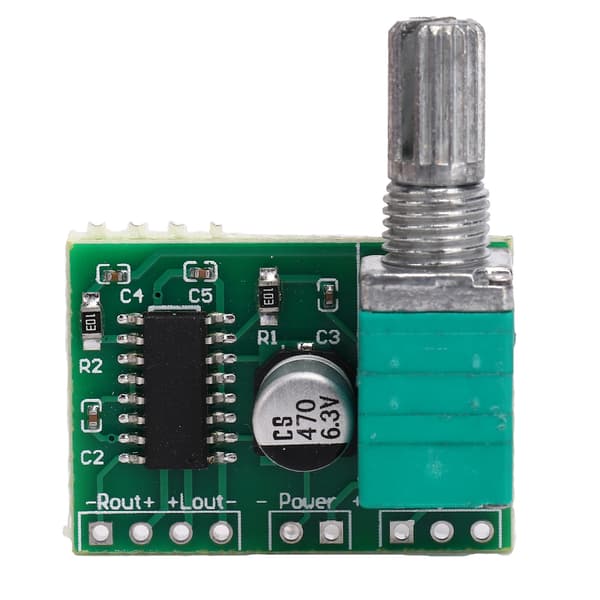PAM8403 5V Mini Digital Effektförstärkarkort Modul USB-driven 3W Strömbrytare