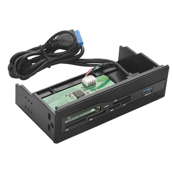PC Intern kortleser USB 3.0-port M2 SD MS XD CF TF-kort dashbord frontpanel