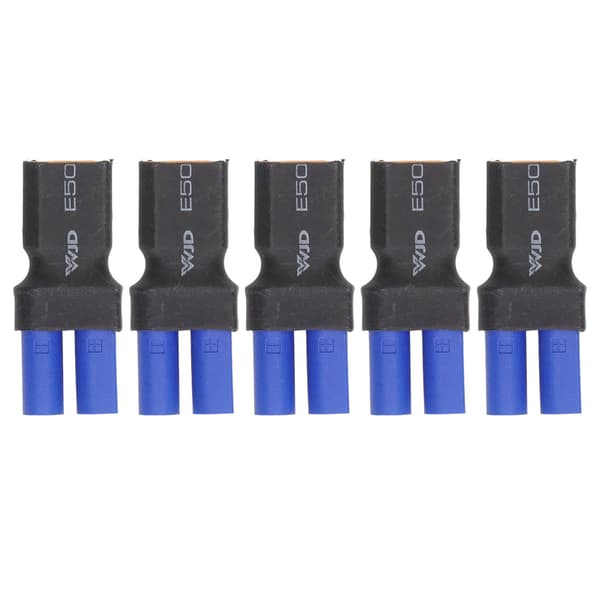 5 stk. EC5 til XT60 Adapter Gummi Plast Kobber Solid Nøyaktig Høy Sikkerhet EC5 til Hann Adapter for RC Bil Fly Båt