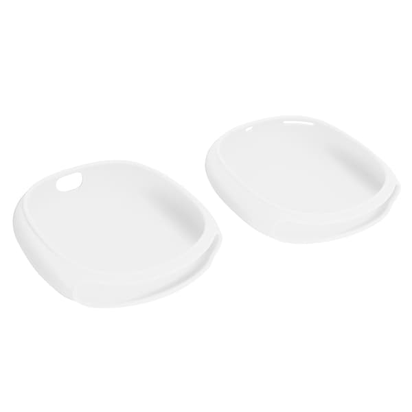 Silikon Bluetooth Headsetfodral Dammtätt Stötsäkert Skyddsfodral för IOS Earphone Max Vit