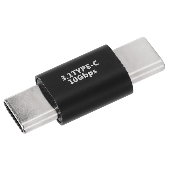 USB C Extender Adapter Type C 3.1 Han til Han Adapter Support Hurtig opladning 10 Gbps dataoverførsel