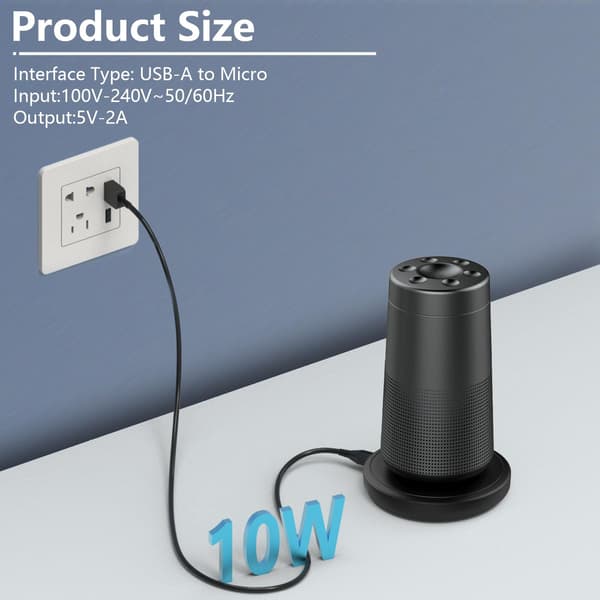 Bærbar Bluetooth-høyttalerlader for Bose Soundlink