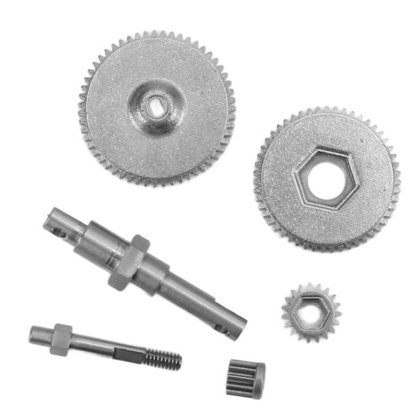 RC Vaihteiston Hammaspyöräsarja Hammaspyörä ja Akseli Ruostumaton teräs AXIAL SCX24 AXI90081 AXI00001 AXI00002 1/24 RC-autoon