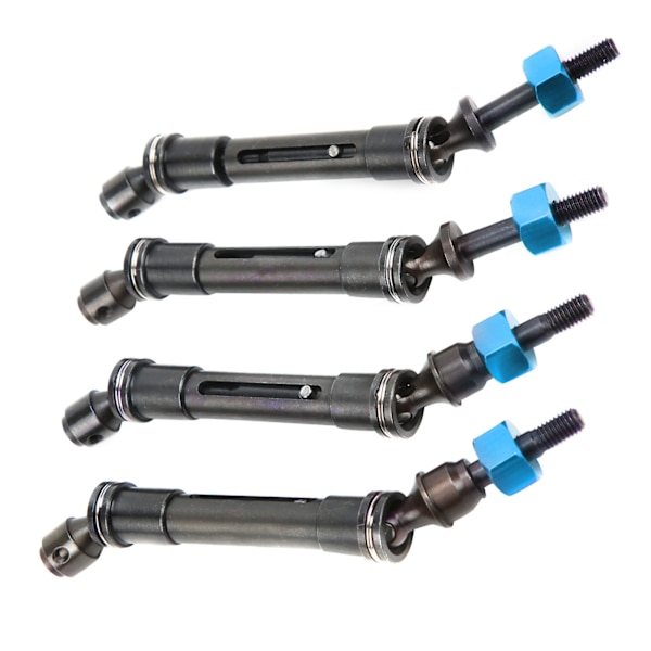 Metall CVD främre bakre drivaxel transmissionsaxel med adapter för TRAXXAS SLASHBlue