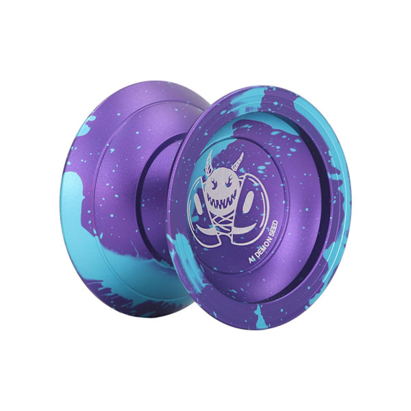 Yo Toy 2 Rotationslägen Strängtrick Avlastning Oresponsiv Yoyo Kullager Boll för Barn Lila