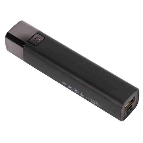 Ladattava Superkirkas Taskulamppu Mini USB Sähkötaskulamppu Virtapankkitoiminnolla Ulkoiluun Musta