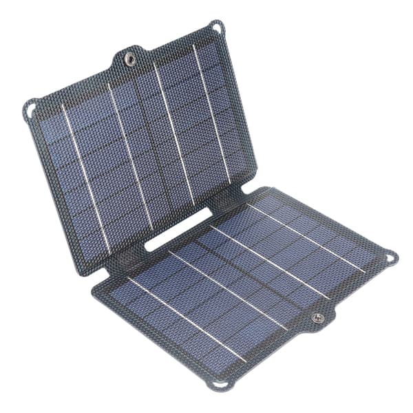 8W 5V ETFE Sammenleggbar Solcellepanel Batterilader Bærbar Solcellelader Telefon Solcelleladepakke