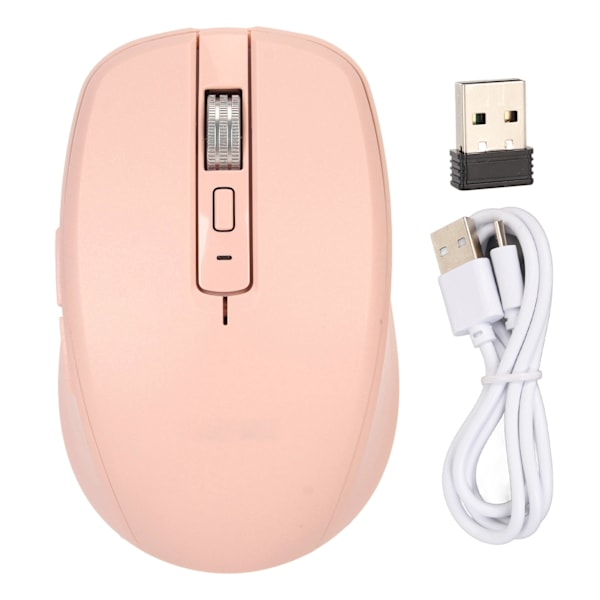 2.4G Trådlös Mus Dubbelläge 2400 DPI Bluetooth Mus med 14 RGB Ljuseffekter för Laptop för Windows för OS X Ros