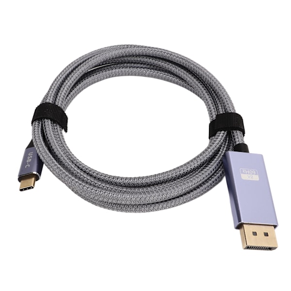 Type C - DP HD -kaapeli USB C - DisplayPort 1.4 -kaapeli kannettavalle puhelimen näytölle samalla näytöllä DP - Typec -linjaan 1,5 m / 4,9 jalkaa