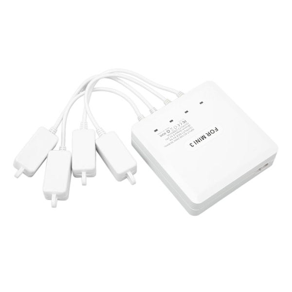 Drone Batterilader 4-veis UAV Lading Hub Tilbehør med USB-port for DJI Mini 3 Pro AU-plugg 100‑240V