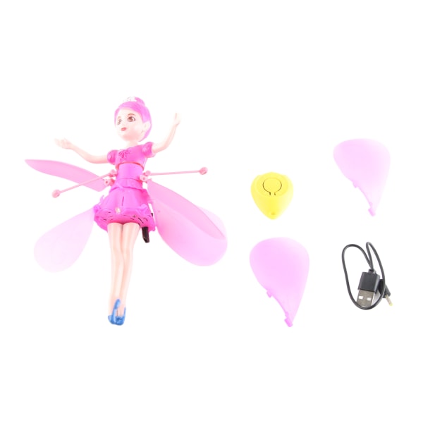 Induktiv flyvende dukke-bevægelsessensor Flyvende fe legetøj USB genopladeligt flyvende legetøj
