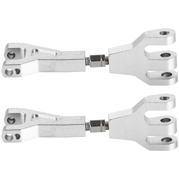 RC aluminiumlegering främre övre svängarm Passar för REDCAT 1/10 XTE fjärrkontroll bilmodell Silver