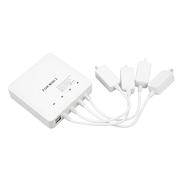 Drone Batterilader 4-veis UAV Lading Hub Tilbehør med USB-port for DJI Mini 3 Pro AU-plugg 100‑240V