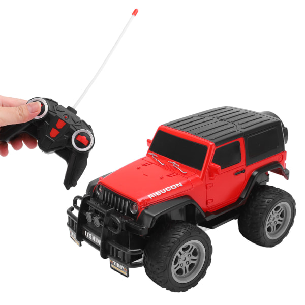 RC Racing Kjøretøy Oppladbar 1/18 Skala 4CH Fjernkontroll Off Road Bil Leke med LED-lys for Gutter og Jenter