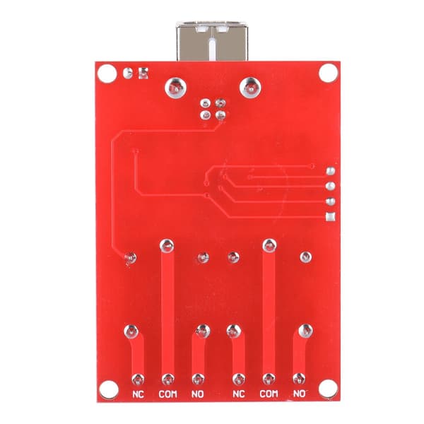 2-kanals 5V datamaskin USB Smart Switch-kontroller PC-relémodul utvidelseskort