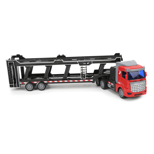 Barnelastebillekemodell 1:48 Alloy Super Truck Vehicle Vehicle Simulation Transporter Model Leker Rød legert brannbil (ikke utstyrt med vogn)