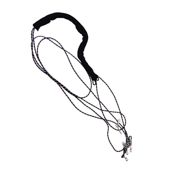 Justerbar Hest Trening og Lunging Hjelpemiddel Hest Lunging Trening Hjelpemiddel Lunge Utstyr for Hest Trening Svart