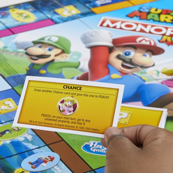 Monopoly Junior Super Mario Edition Brettspill Gøy for barn fra 5 år og oppover Utforsk soppriket