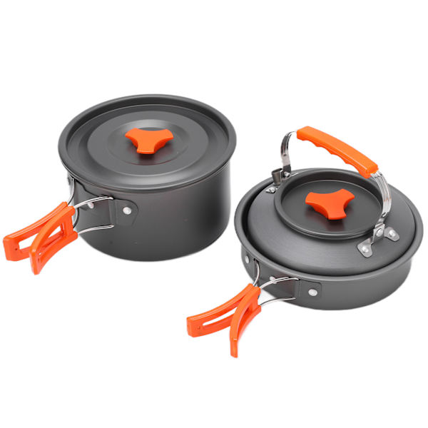 Kastrull med Serviskombination Halkskydd Non-stick Beläggning Lätt att Rengöra Camping Köksredskapsset