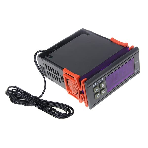 Mikrocomputer Termostat Programmerbar Digital Skærm Mikrocomputer Temperaturregulator Afbryder 110‑220VAC