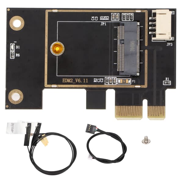 Netværkskortadapter NGFF M2 til PCIe Plug and Play Trådløs Netværkskortadapterkort