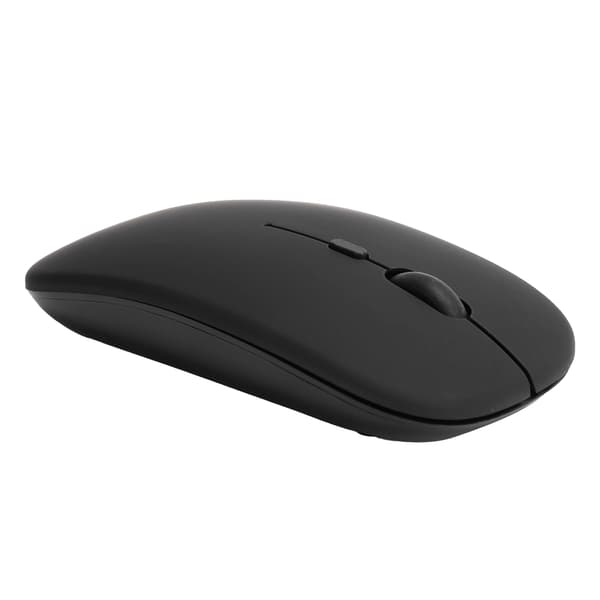 Mus Sort Trådløs Bluetooth 5.0 Lydløs Kontor til OS X/Mi/Samsung Laptop Tablets