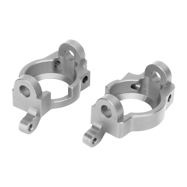 2 stk Hjulblokker C Hub Aluminiumslegering Dekorativ Stabil C-formet Hub Carrier for ZD Racing DBX 10 RC Off Road Vehicle Titanium