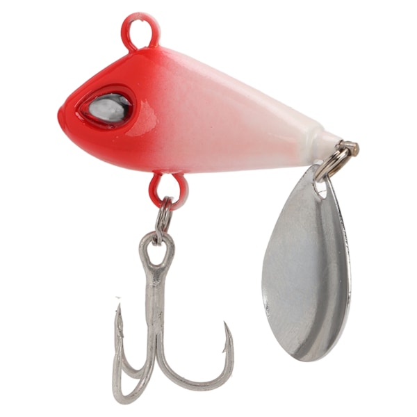 20g Metal Jig Jernplade VIB Fiskelokke 3D Eyes Artificial Agn Fiskegrej Tilbehør Red Head og White Body