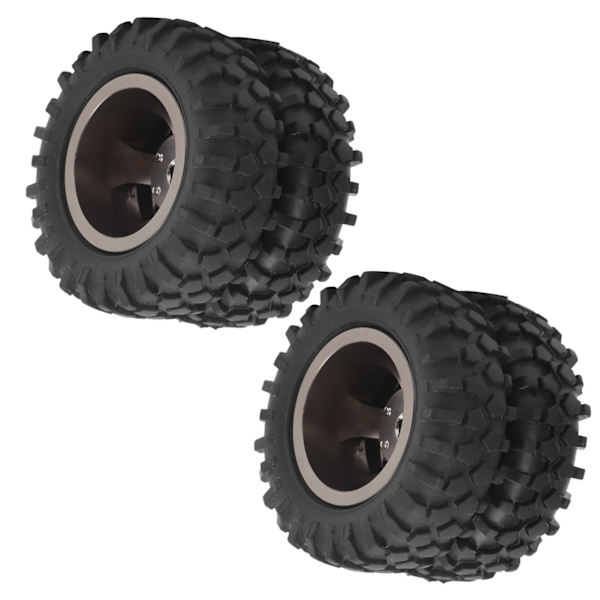 2st 55 mm aluminiumlegering bakdäck reservdelar Passar för WPL D12 1/10 RC lastbil (D12‑010T)