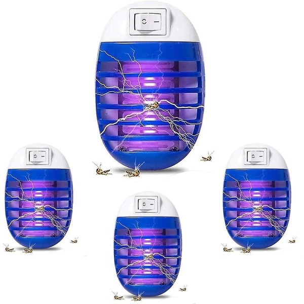 Elektrisk myggdödarlampa - Set med 4, UV-ljus, flug- och insektsmedel
