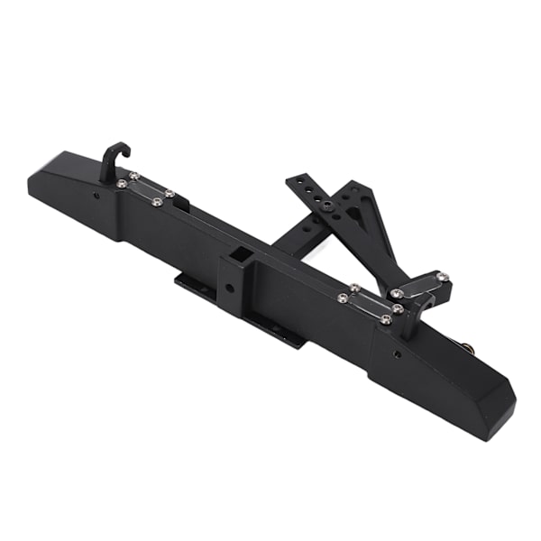 RC Metall Bakre Stötfångare Set med Reservdäck Varningsbakljus för Axial SCX10 90046 1/10 RC Bil Crawler
