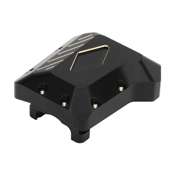 RC Diff Cover Musta Messinki Akselin Suojus Ruosteenkestävä Kulutusta Kestävä RC Päivitys Varaosat RC Crawler Autoon