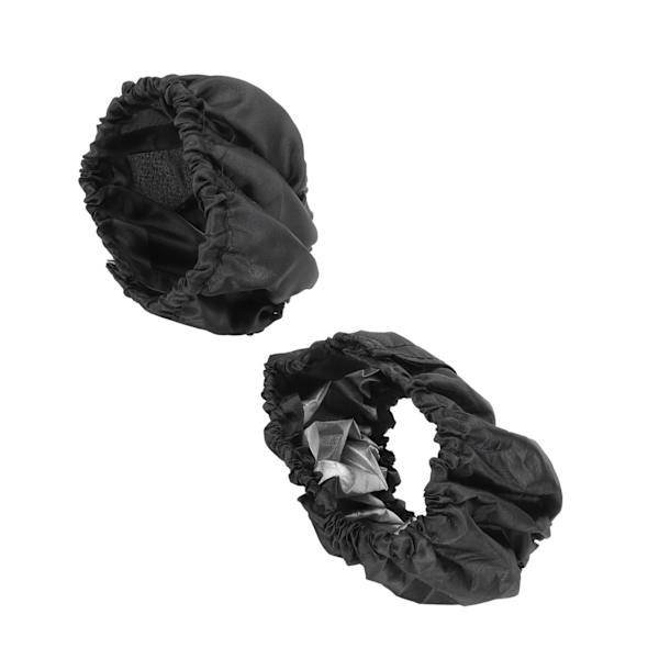 2 st barnvagnshjulskydd Oxford-tyg dammskydd spädbarns barnvagnsdäcksskydd (för ett stort hjul med en diameter på 18 till 25 cm)