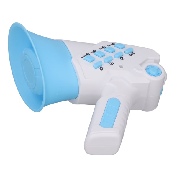 Mini Röstväxlare Leksaker Plast Röstväxlare Megafon Handhåll Röstväxlare Leksak för barn Himmelsblå