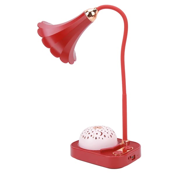 Fonograf Projeksjon LED Skrivebordslampe Berøringskontroll LED Skrivebordslys med USB-ladeport