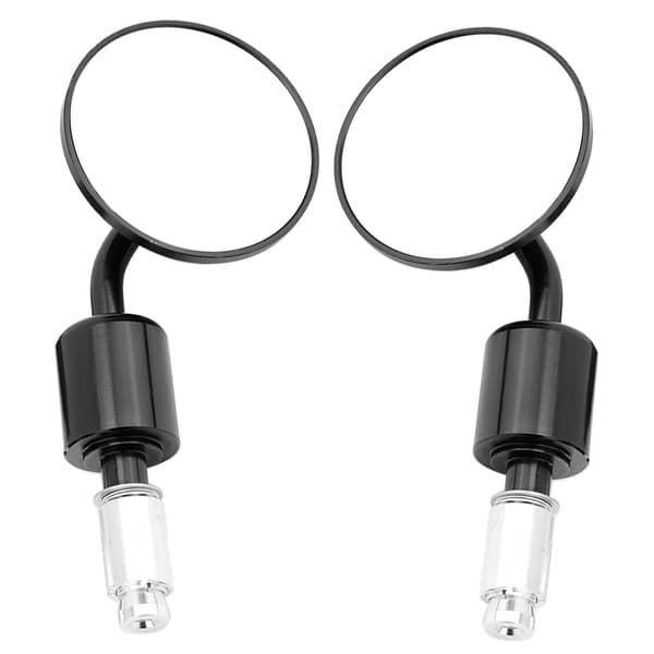 2 st Motorcykel Modifierade Oval Bakspelspegel Reflekterande Sidospeglar 22mm