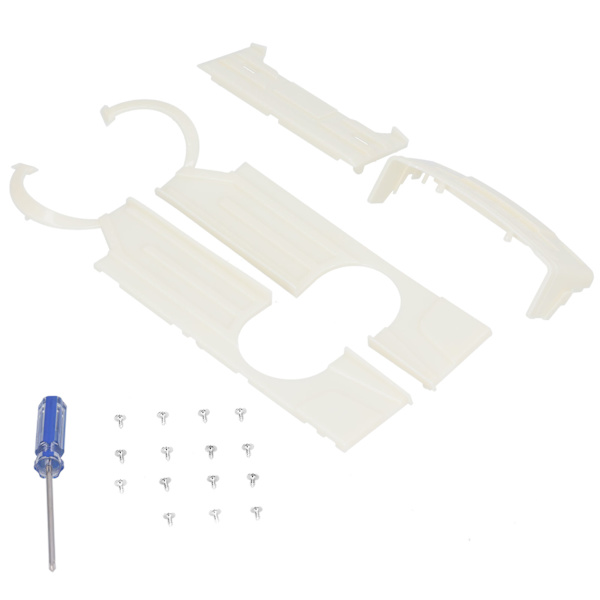 RC-auton korin matala koristeellinen peiteventti, muokatut osat WPL D12:lle (Beige)