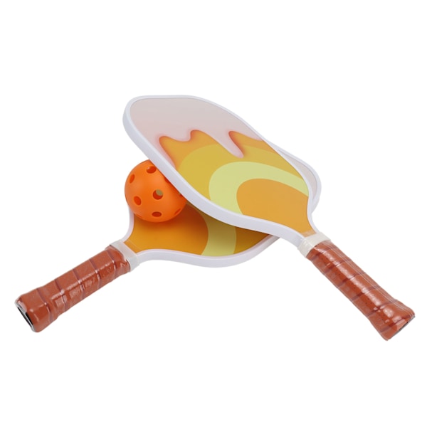 Set med paddelracketar i glasfiber, polypropen, mjukt grepp, bärbara, lätta, med väska