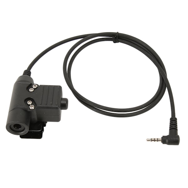 U94 3,5 mm kontakt för VX 1R VX 2R FT 50 FT 60 VX 10 VX 14 VX 410 Hands Free Communicate 3,5 mm headsetadapter med klämma
