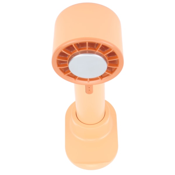 Mini Håndholdt Ventilator USB Opladning 2200mAh Batteri Bærbar Håndholdt Ventilator med Halvleder Køleplade til Sommer Orange